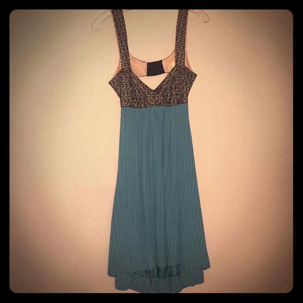 Christopher Deane blue and black dress, size 6